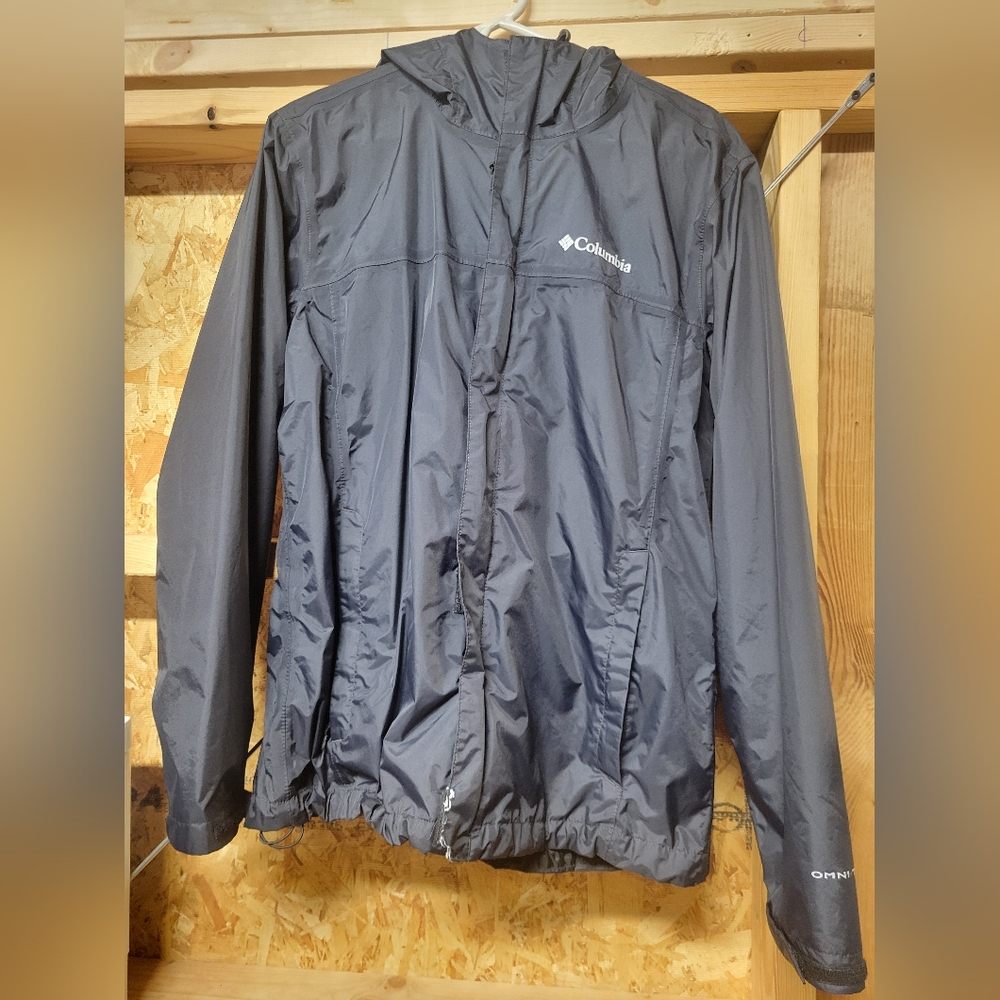 Columbia Womans Black Windbreaker Size Medium‎
